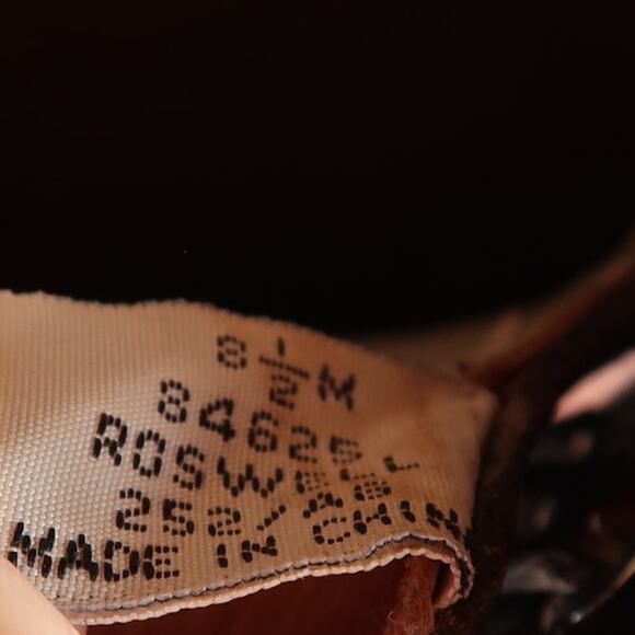 Frye Shoes Men 8.5 Oxford Derby Leather Roswell Dress Vintage Retro Brown Chunky
